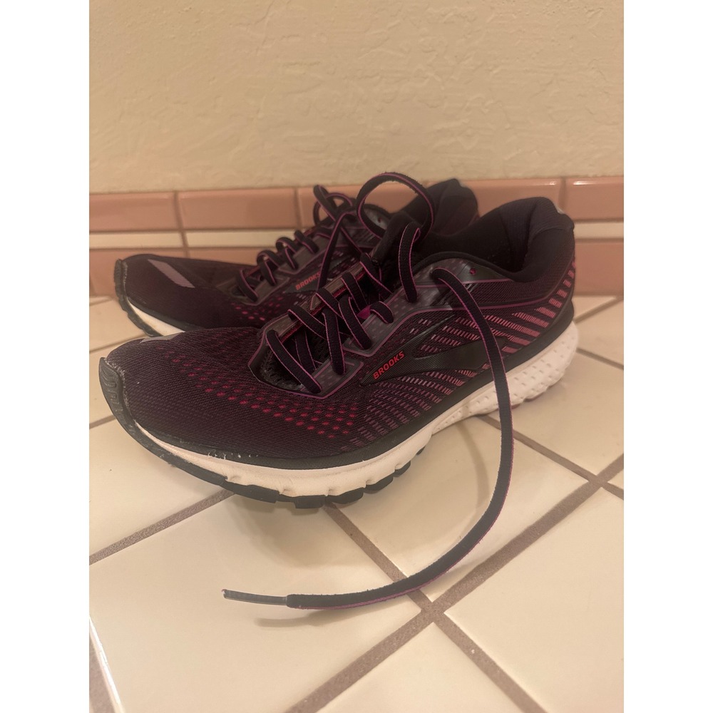 Brooks Ghost 12 Women's Running Shoes Plum Purple Sneakers‎ Athletic Comfort